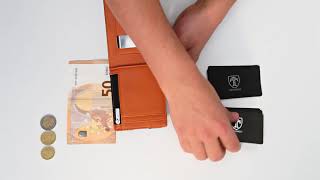 TRAVANDO Slim Wallet quotLONDONquot [upl. by Silber580]