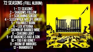 Metallica  72 Seasons 2023 Full Album [upl. by Arraeic908]