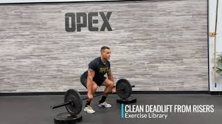 Clean Deadlift From Risers [upl. by Longo750]