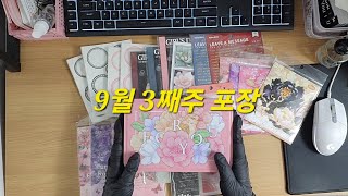 9월 3째주 포장영상모음 찬란한다꾸샵 다꾸용픔포장 [upl. by Anrahs]