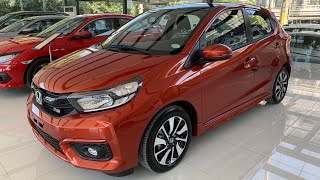 THE ALL NEW 2019 HONDA BRIO 12 RS BLACK TOP CVT  Philippines  Phoenix Orange [upl. by Nhguavoj699]