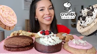 ASMR CRUMBL COOKIE TASTE TEST 🍪❤️ [upl. by Tower]