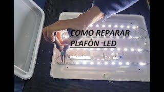 Como reparar un plafón led [upl. by Macleod]