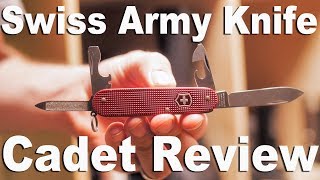 Victorinox Swiss Army Knife Cadet Alox Multitool Review and Function Demonstration [upl. by Noied]