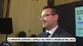 ILMINISTRU IĊEKKEN LAPPELLI TALPERIT LI RRIŻENJA MILLBCA [upl. by Hokanson]