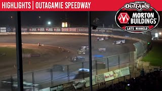 World of Outlaws Morton Building Late Models at Outagamie Speedway August 3 2021  HIGHLIGHTS [upl. by Notgnirrac744]