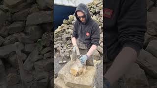 Crafting a Yorkshire Stone Copin drystone landscape Wall craft [upl. by Nesrac829]