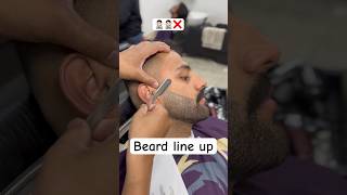 Beard line up  fading beard advance fading saddamhairstudio viral shorts trending youtube [upl. by Witty]