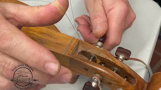 How to Change Strings on Your Scrollhead Mountain Dulcimer [upl. by Auqenes]