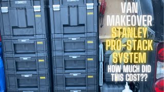 Stanley ProStack System  Van Tour  Van Racking  Locksmith [upl. by Longan1]