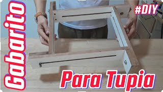 Gabarito Para Tupia diy madeiramacica wood woodworking tools ferramentas [upl. by Anaeed]