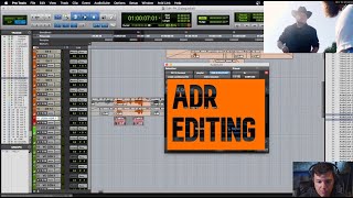 Audio Post Production  ADR Editing in Pro Tools [upl. by Adnyl]