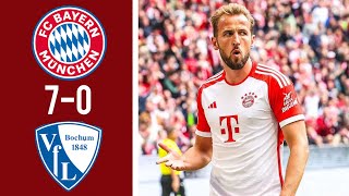 Bayern Munich vs Bochum 70 All Goals ampExtended Highlights l Harry Kane HatTrick Goals⚽🇩🇪🫡 [upl. by Eerolam]