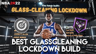 NEW THE ABSOLUTE BEST SHOOTING GLASSCLEANING LOCKDOWN BUILD IN NBA 2K22 CURRENT GEN META BUILD [upl. by Kella591]