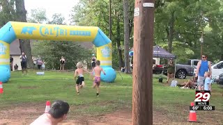 Hundreds compete in annual Charlottesville triathlon [upl. by Lindner]