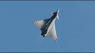 RAF Typhoon Rhyl Airshow [upl. by Anauqaj]