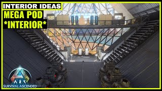 Mega Pod Interior Design  Ark Survival Ascended [upl. by Geiger287]