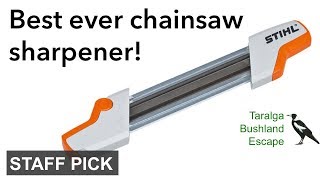 Best ever chainsaw sharpener  by Stihl [upl. by Ahcsap]