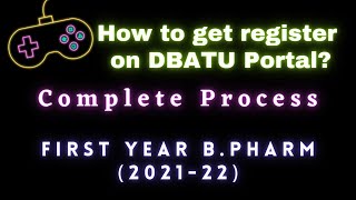 DBATU BPharmacy Enrollment Process for First Year Students of AY 202122 [upl. by Grubman]