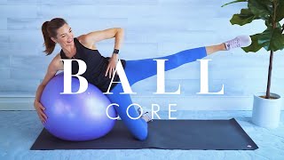 Stability Ball Workout for Beginners amp Seniors  Fun Exercises for Full Body Toning [upl. by Nevah]