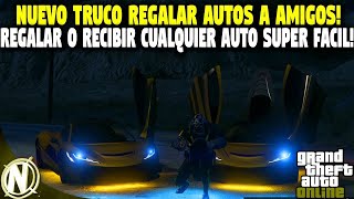 💥 Nuevo 😱 Como regalar AUTOS a amigos en gta v online ⚠ regalar coches en gta 5 ✔ GCTF [upl. by Jolda404]