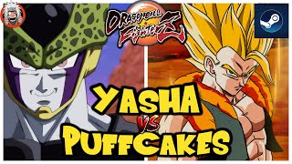 DBFZ PuffCakes vs Yasha Kefla TGohan Cell vs GogetaSSB Vegito A17 [upl. by Enymsaj]