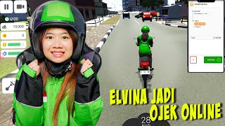 ELVINA JADI OJEK ONLINE PERJUANGAN MENCARI NAFKAH [upl. by Ahrendt]