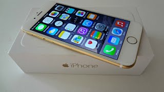 Apple iPhone 6 Unboxing amp HandsOn Gold [upl. by Seton]