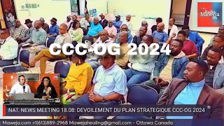 NAT NEWS 1808 DEVOILEMENT DU PLAN STRATEGIQUE DE LA CCCog 2024 [upl. by Vadnee]