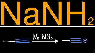 NaNH2 Alkyne Alkylation Reaction  Organic Chemistry I Reactions [upl. by Ssew]