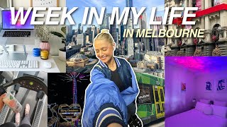 REALISTIC amp PRODUCTIVE WEEK IN MY LIFE LIVING IN MELBOURNE AUSTRALIA vlog 🎧 [upl. by Suirad59]