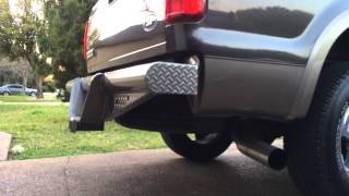 2006 F250 Powerstroke 4quot straight pipe SCT tuner upgraded Garrett turbo EGR delete [upl. by Maren]