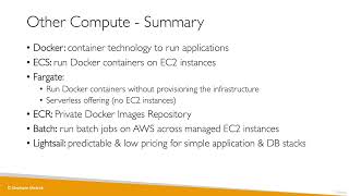 Ultimate AWS Certified Cloud Practitioner2023  Other Compute Summary [upl. by Llemart]