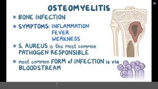 Osteomyelitis  Causes Symptoms Diagnosis amp Treatment Pathology [upl. by Gus]