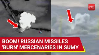 Russian Drones Spot 30 Foreign Mercenaries In Sumy Putins Men Blow Them Up With Missiles  Watch [upl. by Kester346]