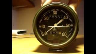 Early WILLYS Slatgrill JEEP speedometer removed from 1942 WC 05 t ampg [upl. by Oizirbaf]