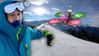 Mit der FPV DROHNE in den ALPEN unterwegs 💥 Skiurlaub 2022  Vlog  Riderzchaos [upl. by Gosney854]