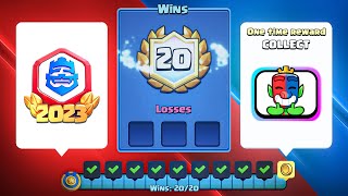 FLAWLESS 200 in the Clash Royale 20 Win Challenge 😱 [upl. by Annahahs]