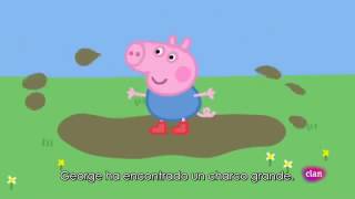 Peppa Pig con subtítulos 1x01 Charcos De Barro [upl. by Arodasi474]