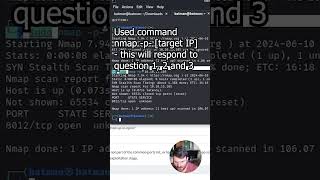 Enumerating Telnet  Part 1  Answer the Questions Series shorts thm tryhackme [upl. by Cirdnek]