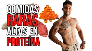 COMIDAS ALTAS EN PROTEÍNAS QUE NO TE ESPERABAS [upl. by Ettenyl]