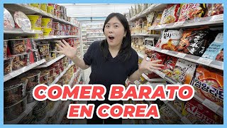 24 hs COMIENDO BARATO en COREA 🍱 Qué hay en la tienda de conveniencia coreana 🍜 LiryOnni [upl. by Winchester]