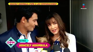 Aracely Arámbula no teme que la comparen con Victoria Ruffo en La Madrastra remake  DPM [upl. by Aisila]