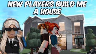 HIRING 6 NEW PLAYERS TO BUILD ME HOUSE in BLOXBURG [upl. by Anne-Corinne]