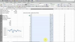 How to Simulate Stock Price Changes with Excel Monte Carlo [upl. by Nezah]