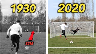 How have PENALTY KICKS Evolved from 1900 to 2021  THE EVOLUTION OF FOOTBALL [upl. by Selrahcnhoj]