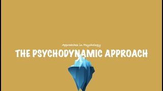 ALevel Psychology AQA The Psychodynamic Approach [upl. by Manda]