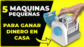 ¡5 MINI MÁQUINAS PARA GANAR DINERO DESDE CASA 🏠 Económicas y Rentables 💰 [upl. by Tengler]