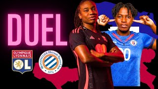 Lyon VS Montpellier Melchie Dumornay vs Kethna Louis [upl. by Rydder794]