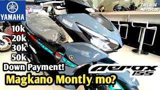 Pinaka Murang Yamaha Aerox155 20232024 Price and installment update CRISRIDE MOTOVLOG [upl. by Ardith860]